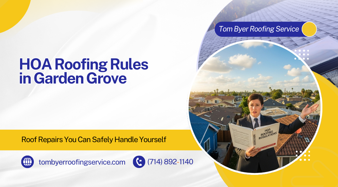 HOA Roofing Rules in Garden Grove