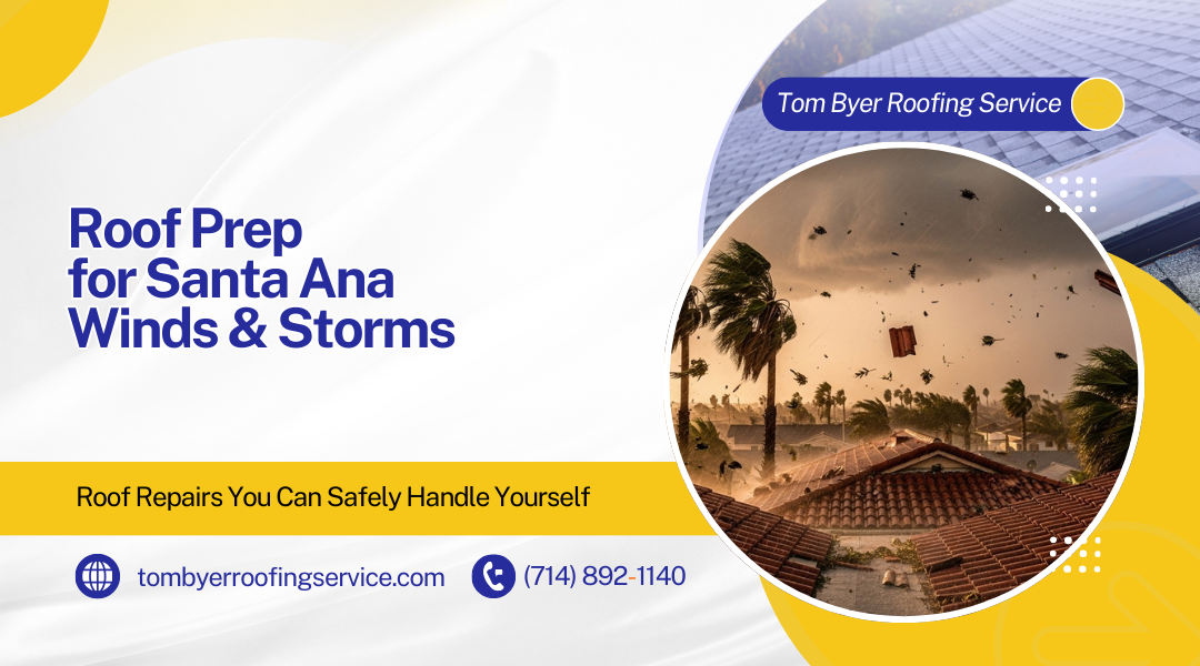 Roof Prep for Santa Ana Winds & Storms