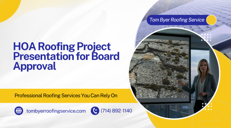HOA Roofing Project Presentation Guide for Board Approval