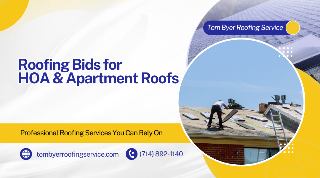 Roofing Bids for HOA and Apartment Roofs