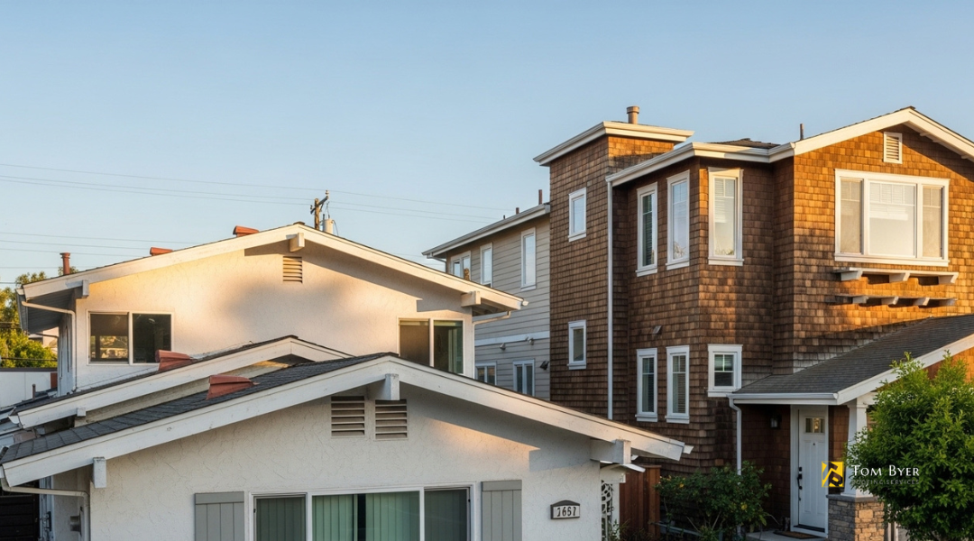 Comparison of multi-story and stucco homes showing ventilation and heat control differences in residential structures